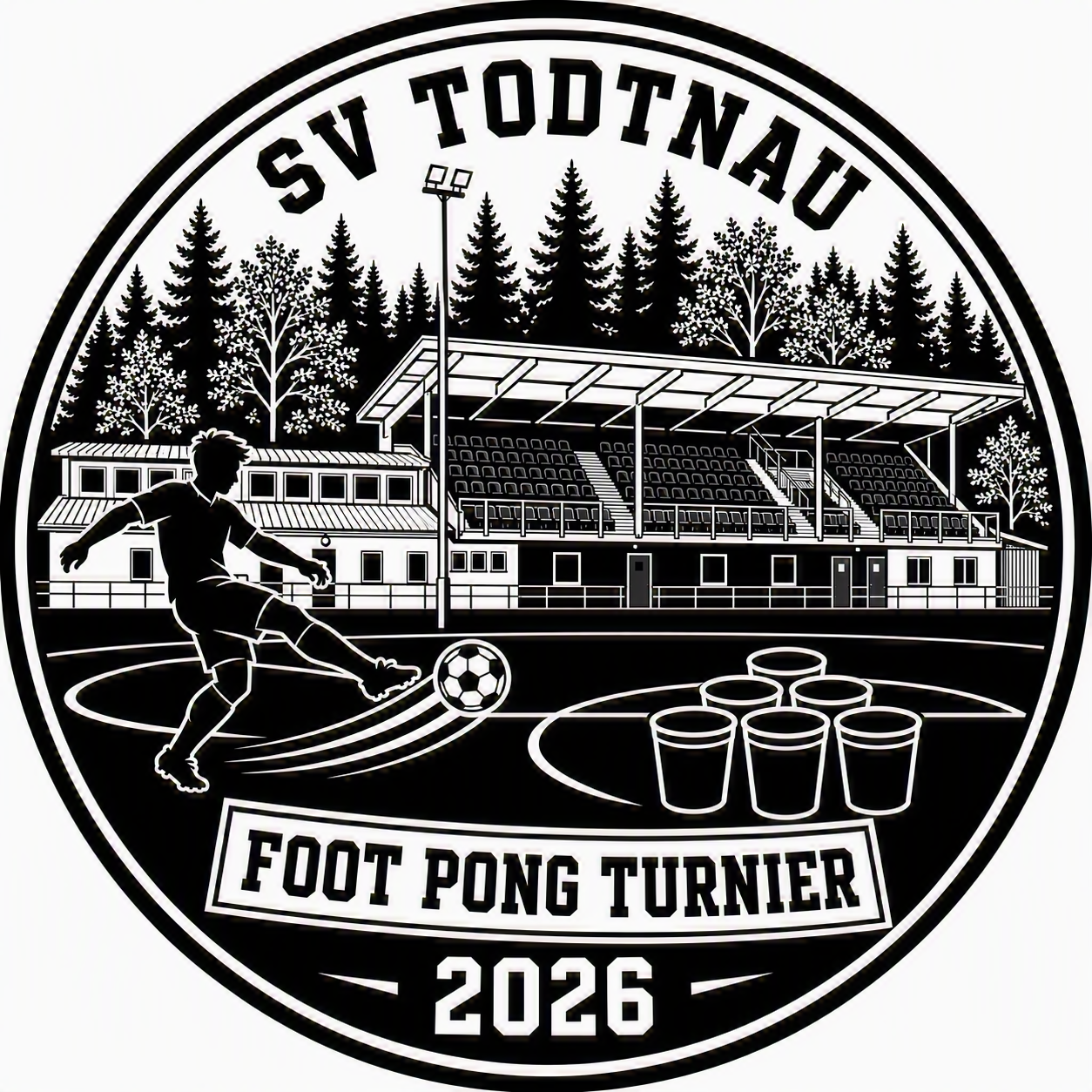 Foot-Pong-Turnier Badge – SV Todtnau